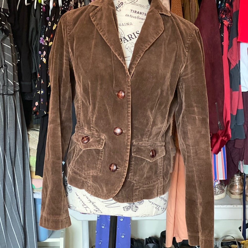 Michael Kors Brown Corduroy Vintage Jacket